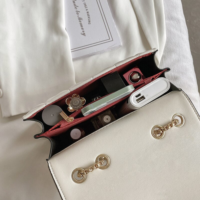 Brand Designer Women Shoulder Bags Diamond Lattice Crossbody Bag for Girls Chain Square Flap Messenger Bag Ladies Handbags